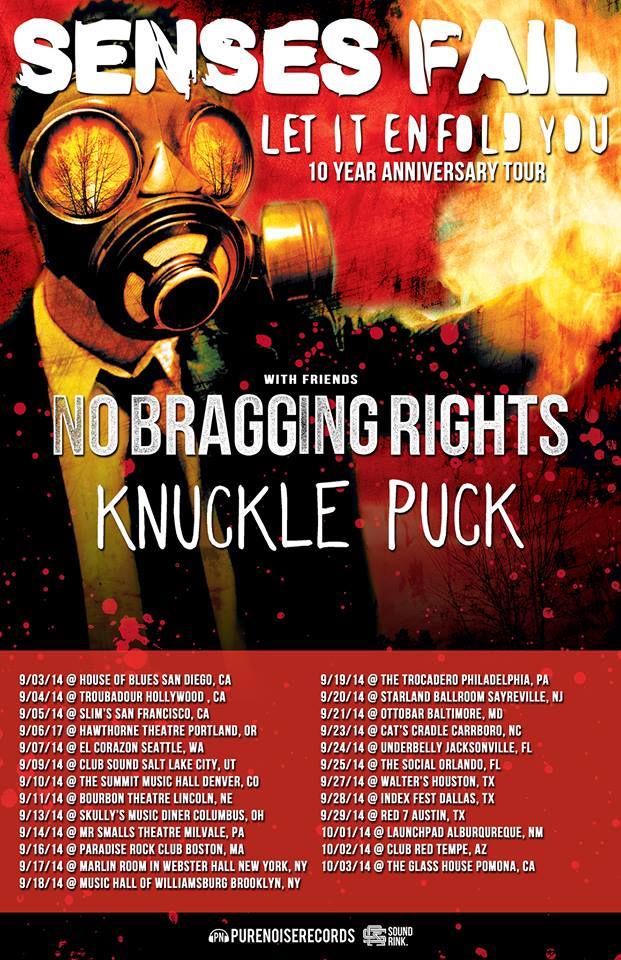 Senses Fail announce “Let It Enfold You” 10th anniversary tour Listen