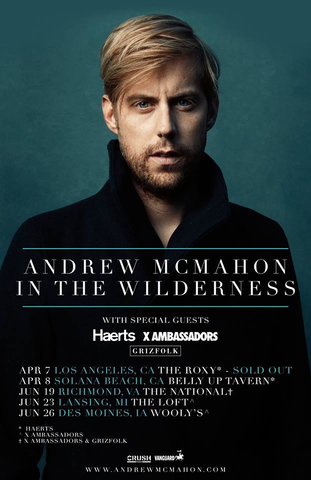 andrew mcmahon tour orlando