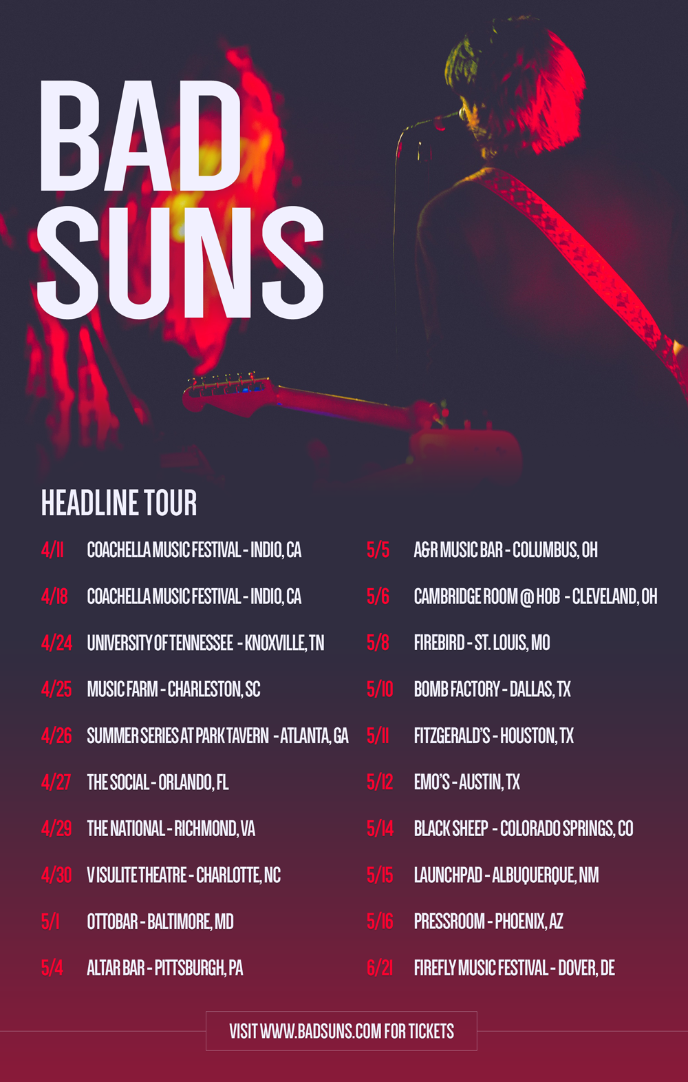 Bad Suns announce headlining tour Listen Here Reviews