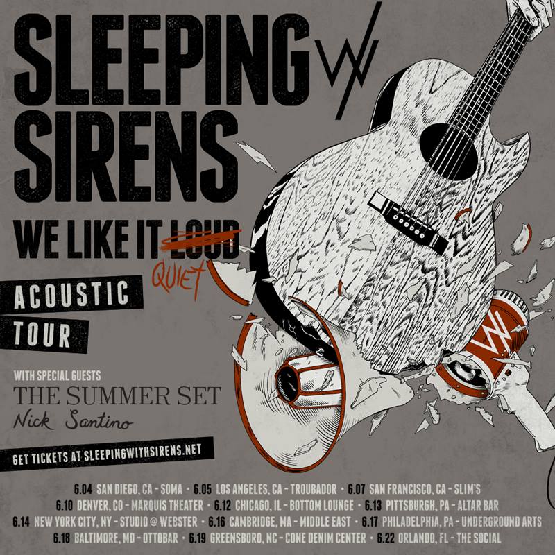 Sleeping With Sirens announce acoustic tour Listen Here Reviews
