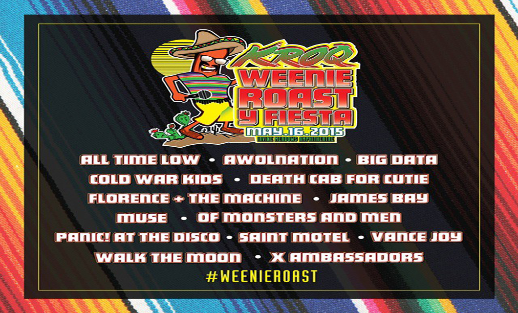 KROQ Weenie Roast announces lineup Listen Here Reviews