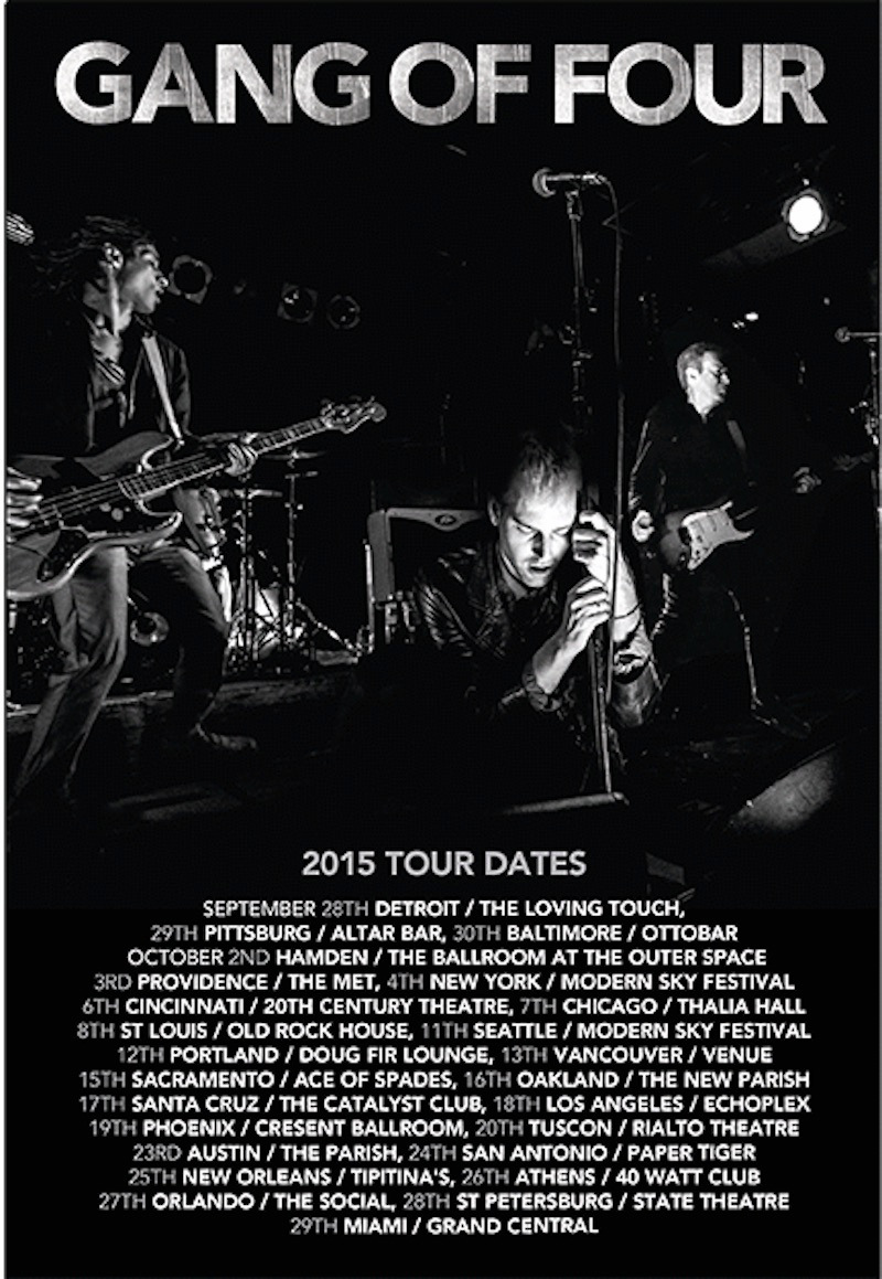 Gang of Four release new music video, announce tour Listen Here Reviews