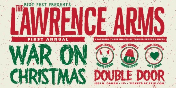 The Lawrence Arms announce War On Christmas shows Listen Here Reviews