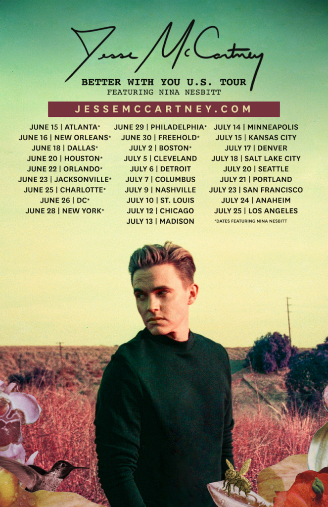 jesse mccartney tour schedule